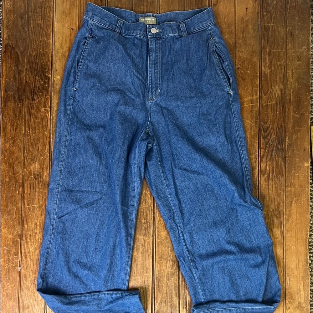 Vintage 80’s jeans baggy high rise women’s Liz Claiborne side pockets